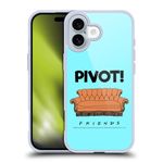 Head Case Designs Officially Licensed Friends TV Show Pivot Quotes Soft Gel Case Compatible With Apple iPhone 16