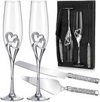 Zhehao Wedding Champagne Flutes and