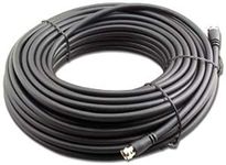 100' FT RG-6 COAXIAL Cable Wire with Connector Satellite - HD TV Antenna - Rogers, Bell, Shaw, Telus