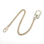 Ahiller Biker Wallet Chain, Heavy Duty Pocket Chain with Carabiner Clip, Men Chains for Keys, Jeans, Purse and Handbag (P-Gold, 1)