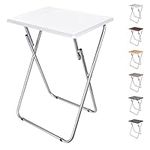 SG Traders Small Folding Table for Room, Outdoor Tables Computer Table Tea Coffee Table, Light Weight Camping Table use as Dining Table, Garden Foldable Table, TV Table for Living Room