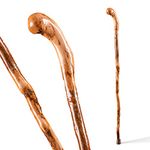 Brazos Rustic Wood Walking Cane, Hardwood, Knob Root Style Handle, for Men & Women, Made in the USA, 37"