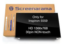 SCREENARAMA New Screen Replacement for Dell Inspiron 5559, HD 1366x768, Glossy, LCD LED Display with Tools