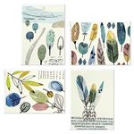 Hallmark Blank Cards Assortment, Nature Prints (48 Cards with Envelopes)