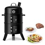 Costway 3-in-1 Charcoal BBQ Smoker,