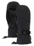 Burton Womens' Deluxe Gore-TEX Ski & Snowboard Winter Mittens (True Black, Large)