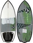 Ronix Volcom Conductor Wakesurf Board, Alpine White / Black / Plasma, 4' 7"