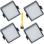 4 Pack Vacuum Filter Replacement Compatible with Ryobi P712 P713 P714K 18V Hand Vacuum Cleaner, Air Filter Support Assembly Replace A32VC04 533907001 019484001007