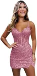 Noras dress Sweetheart Sequin Appli