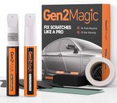 Gen2Magic Pearl White Touch Up Paint Pen Kit for Telsa Y 3 S X [Clear Coat Included], PPSW Color Match for Scratches, Rock Chips, Bumper Dings, Easy Scratch Repair & Rust Remover for Tesla Owners