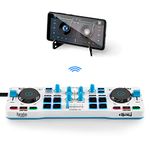 Hercules DJControl Mix Blue Edition – Bluetooth Wireless DJ Controller for Smartphones - Amazon Exclusive