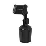 Scosche UHCUP2M-SP1 Universal Cup Phone Holder Mount with Adjustable Arms and Adjustable Base, Expands to Fit Cupholder, 360 Degree View Rotation