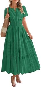 BTFBM Womens Summer 2026 Casual Midi Maxi Dresses,XL,Dark Green