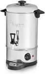 Swan SWU8L Catering Urn with Automatic Temperature Control, Drip Tray, 8L, 1600W, Stainless Steel