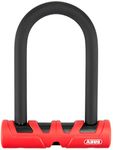 ABUS Ultimate 420 U-Lock + USH Bracket - Bike Lock with Round Shackle and Bracket - ABUS Security Level 12-140 mm Shackle Height, Black