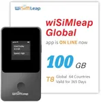 Portable WiFi Hotspot for Travel 4G Mobile Hotspot MiFi Portable WiFi Device with 100GB Global Data