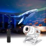 AMORNO 3D Star Projector, Dynamic Space Planetarium Galaxy Projector Night Light with 60 3D Scenes & Bluetooth Speaker for Room Decor, Ideal Gift for Kids, Adults, Christmas, Birthday