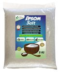 COIR GARDEN - Epsom Salt for Plants (5 KG) | Contains Magnesium Sulfur | Organic Fertilizer | Prevents Yellowing of Leaves | Plant Growth Supplement for Flowering, Vegetables and Fruits