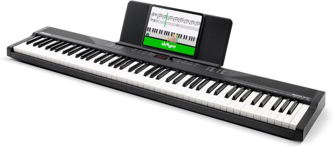 Alesis 88-Key Digital Keyboard Piano – Full-Size Electronic Piano