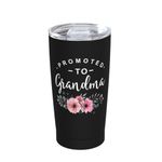 Fenmshairy Promoted to Grandma Stainless Steel Tumbler Insulated Vacuum Travel Mug with Lid 20 Oz, Pregnancy Congratulations Gift, Birthday Christmas Gift for Women Nana New Grandma Mimi Aunt Gigi