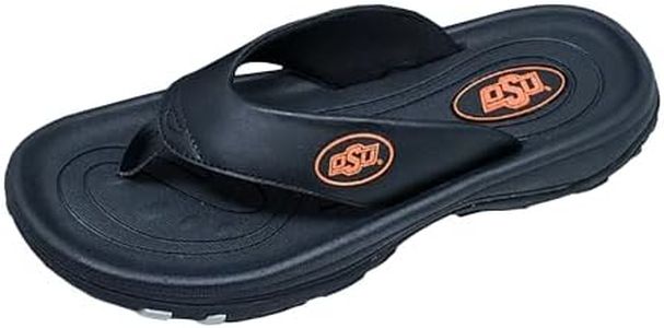 ZORIZ Collegiate Series Golf Sandal Black, Oklahoma State 12