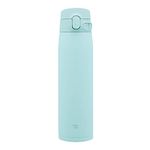 Zojirushi SM-VA72-AM Water Bottle, One-Touch Stainless Steel Mug, Seamless, 24.3 fl oz (720 ml), Mint Blue