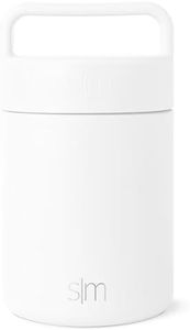 Simple Modern 12oz Provision Food Jar with Handle Lid - Vacuum Insulated 18/8 Stainless Steel Leak Proof Kid's Food Storage Container Flask -Winter White