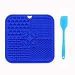 Foodie Puppies Pet Slow Feeding Licking Mat - (Footprint Lick Mat) for Dogs & Cats | Reduce Boredom Anxiety-Relief Silicone Lick Mat for Butter, Yogurt & Peanut Butter | Suitable for All Breeds Size