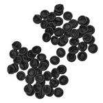 100PCS Black Cots Anti Static Rubber Fingertip Protective Cots For Electronic Repair Handmade Apply