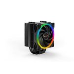 be quiet! Pure Rock 2 FX Black, CPU cooler, 150W TDP, Light Wings 120mm PWM high-speed with ARGB lighting, 4 6mm heatpipes, asymmetric design, single tower, BK033