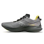 Saucony Men's Kinvara 14 Running Shoe, Gravel/Black, 15M US