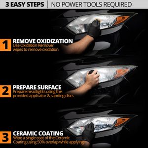 CERAKOTE Ceramic Headlight Restoration Kit – Complete Lens Cleaner