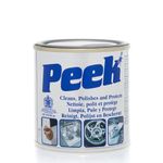 Peek 33700 Metal Cleaner Polishing Compound Paste to Clean, Polish, Shine and Protect Stainless Steel, Silver, Chrome, Fibreglass and Ceramic, 250ML