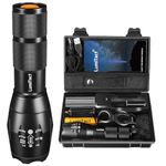 Lumitact G700 Led Torch Rechargeable Super Bright Led Tactical Flashlight 300000 Lumen Zoomable Handheld Torches for Camping Hiking Emergency