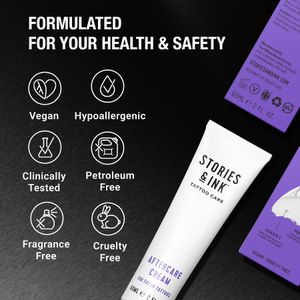 Stories & Ink Tattoo Aftercare Cream – Hydrating Skin Moisturizer