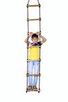 Ashish Rope Climbing Ladder Indoor/Outdoor for Kids - Ninja Ladder, Kid Ladder for 4 to 10 Years (Black)