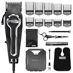 Wahl Elite Pro Hair Clipper, Men's Corded Hair Clippers, Hair Clippers for Men, DIY Haircuts, Home Hair Cutting, Men’s Head Shaver, Buzz Cut, Fading, Secure Fit Premium Cutting Combs, Black