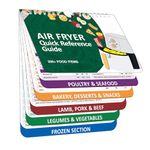 AIR FRYER Cheat Sheet Magnets, Air Fryer Cooking Times Chart Reference Guide, Ninja, Air Fryer Magnetic Cheat Sheet Set, Air Fryer Accessories for Frying and Cooking. OVER 200 FOODS.