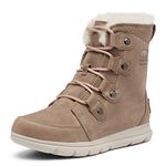 Sorel Explorer Joan Waterproof Women's Winter Boots, Brown (Ash Brown), 3 UK