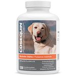 Nutramax - COSEQUIN Joint Health Supplement for dogs, Maximum Strength - Joint Support - With Glucosamine and Chondroitin, MSM, and Hyaluronic Acid - for Dogs, 120 Chewable Tablets