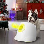 All for Paws Dog Automatic Ball Launcher for Small Dogs, Dog Tennis Ball Throwing Machine, 3 Balls Included