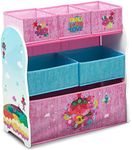 Delta Children 6 Bin Design and Store Toy Organizer - Greenguard Gold Certified, Trolls World Tour