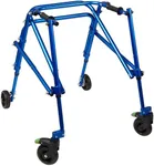 Klip- Lightweight Posterior Rollator Walker/Gait Trainer 4 Wheel - Lightweight Posterior Walker for Toddlers, Kids, Teens with Special Needs