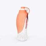 KUTKUT Dog Water Bottle for Walking | Pet Water Dispenser Feeder Container portable with Drinking Cup Bowl Outdoor Hiking, Travel for Dogs & Cats (580 ml)