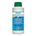 Nikwax Down Wash, 1L, Safely Cleans Down Jackets, Vests, Sleeping Bags, Quilts, Comforters
