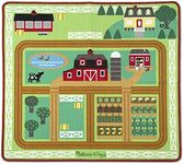 Melissa & Doug 19425 Around The Barnyard Farm Rug, Animal Print, Multi-Color, 39 x 36 inches