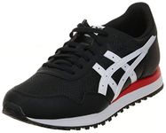 ASICS Men's Tiger Runner II Sneaker, Black/White, 7 UK