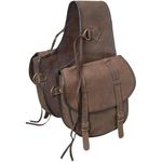 Jt International Distributors Soft LTH T1 Saddle Bag Brown