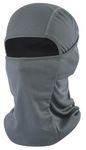 PAROPKAR Balaclava Ski Mask - Full Face Mask Windproof All Weather Outdoors Biking Face Cover for Men Women Boys & Girls (Grey)