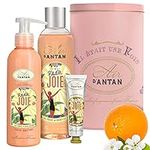 Gifts for Women Set: 1 Body Moisturiser 200ml, 1 Shower Gel 250ml, 1 Hand Cream 25ml / Un Air d'Antan® /Perfume: Orange Blossom/Womens Perfumes/Ladies Gifts/Gift For Her/Gifts For Mum/Birthday Gift